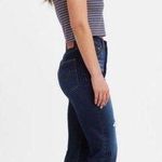 Levi's Levi’s Jeans Women's size 25 Ribcage Straight Ankle Jeans Dark Indigo Blue Photo 1