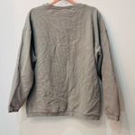 KatyDid  DOG MOM CORDED CREW SWEATSHIRT gray  sz Medium Photo 4