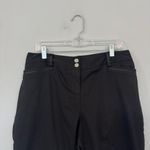 Ashley Stewart Black Cotton & Spandex Blend Bermuda Shorts Women's Plus Size 14 W Photo 2
