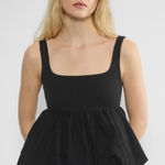 Aritzia Wilfred Women’s Salvo Top Squareneck Bubble Tank Top Photo 0