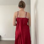 Adonna Vintage  Red Midi Slip dress Photo 3
