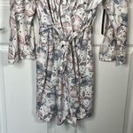 Catherine Malandrino  Sz L Spring Floral Print Robe Soft NWT Photo 2