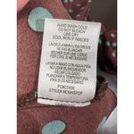 Bobeau Size Medium Dara Printed Dress Brown Green Polka Dots Hourglass Midi Photo 5