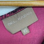 Bel Kazan Maxi Dress Long Sleeve Pink Black Print‎ Casual XS Photo 2