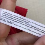 Free People NWT Womens large cherry red Adella lace cross strap Cami tank top Photo 8