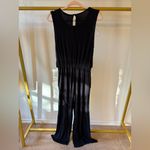 Wasabi + Mint Women’s black sleeveless stretchy jumpsuit, large Photo 3