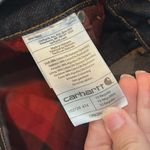 Carhartt womens original fit Blaine flannel lined jeans women’s size 10 Photo 6