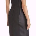 Black Halo NWOT Lena art deco panels Sheath strapless Dress black sz 4 Photo 1