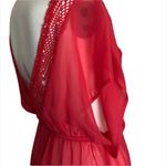 Arizona Jeans ✨  Pink Sheer👙 Cover Up Lace Trim✨ Photo 3