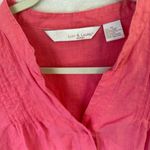 Lucy & Laurel Plus size  Coral Blouse with Paisley Detail Photo 1