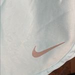 Nike Women’s  Light Blue Athletic Running Shorts Moisture-Wicking Medium Photo 3