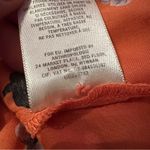 Anthropologie  Maeve Maya Orange Multi Floral Flutter Sleeve‎ Top Sz 8 Photo 8