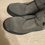 Vince Camuto Gray Studded Ankle Boots Photo 4