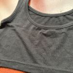 Missguided  Black Knit Crop Tank Top Cropped Size Small US 2 Photo 4