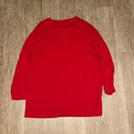 Victoria's Secret Victoria’s Secret Red Modal Long Sleeve Sleep Dress - Large Photo 3
