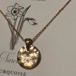 Luna Norte 14k Gold Plates Brass Turquoise Photo 2