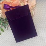 New Super Cute Small Shiny Sparkly Silver Jeweled Owl Chain Necklace W/ Velvet Photo 2