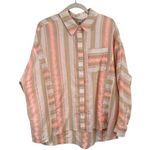 Vineyard Vines Striped Weekend Button Down Shirt Sands Stripe Coastal Womens 16 Photo 0