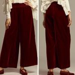 Anthropologie The Somerset Pull-On Wide-Leg Pants: Velvet Edition, Size XS Photo 1