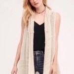 Anthropologie Angel of the North Lua Pointelle Cardigan Sweater Vest Size XS/S Photo 2