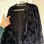 Torrid Womens (0X) Burnout Velvet Bomber Jacket Photo 4