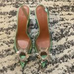 Amina Muaddi  Begum embellished PVC slingback pumps size 38 Photo 1