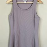 Athleta NWOT Pacifica Sleeveless Ribbed Midi Dress Women Small Periwinkle Active Photo 4