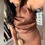 ZARA NWT ivory cream off white structured oval box bag clutch, gold chain strap Photo 10