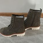 MIA NWOT Women's Green Kashton Lace-up Lug Sole Combat Boots Photo 3