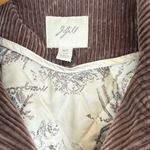 J. Jill | Women's Brown Corduroy Double Breasted Jacket Size M Tall Pea Coat Photo 4
