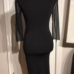 ZARA Knit Sweater Dress Sheer Neck & Sleeve Fit Shift Sheath Whimsgoth Photo 1