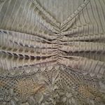 SheIn black contrast lace panel v neck tank top S Photo 3