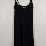 Mimi Liberte NWT  x Michael Klein Black Long Ruffle Front Dress Size Small Photo 8