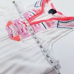 Cynthia Rowley Colorful Embroidered Studded Lagenlook Bohemian Tunic Dress Photo 5