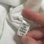 Chico's Chico’s White Textured Dot Lace Trim Blouse Boho Cottagecore Size 4 Photo 11