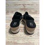 Toms  Margo Espadrille Wedge Slide Sandals Women's Size 10 Black White Shoes Photo 1