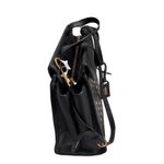 Kate Spade Saturday Black & Metallic Gold Polka Dot Handbag NWT Photo 6