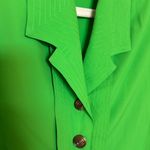 Vintage Williams for Williams Vibrant Green Women's Blouse Top Size 6 Photo 3