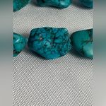 Turquoise The Lucky Stone Necklace and Bracelet Set Large Stones New Long Blue Photo 11