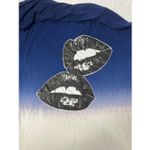 Torrid  Hoodie Super Soft‎ Lips Tie Dye Navy Blue Ombre Sz 2 (2X) Photo 4