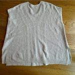 Old Navy  Women’s M/L Cream Cap Sleeve Crocheted Womens Sweater Long Knit Photo 1