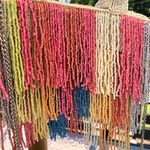 Marshalls Beaded Multicolor Cream Fringe Bag Viral Beaded Statement Bag  NWT Photo 3