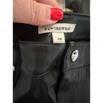 We Wore What Stiletto Vegan Leather Pants With Ankle Zip In Black Size 25 Photo 12