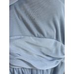 Birdy Grey Kiko halter Formal fairy bridesmaid dress Mesh dusty blue size medium Photo 3