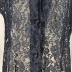 Victoria's Secret 90s Vintage  Gold Label Lace and Satin Top Black Large Photo 7