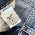 EXPRESS Girlfriend High Rise Ripped Jeans Photo 4