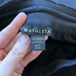 Athleta Trekkie Drawstring Womens Straight Crop Pant Size 4 tall Black #988054 Photo 1