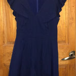 Sugar Lips 286.  Elegant Navy Blue romper size small Photo 0