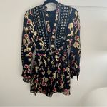 New! Dodo Bar Or Loren Black & Gold Mini Dress Size 4 Photo 1