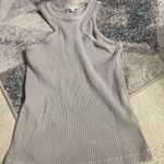 AGOLDE Women's Bea Crew Neck Racerback Ribbed Jersey Cutaway Tank Top Size M Photo 7